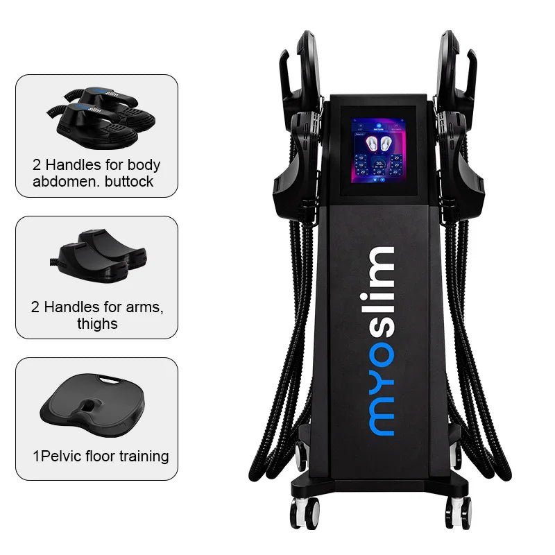 MYoslim Ems Body Sculpt Machine 15T 6500W EMS Neo Rf Sculpting Fat Slimming Burning Muscle Stimulation Electromagnetic Therapy