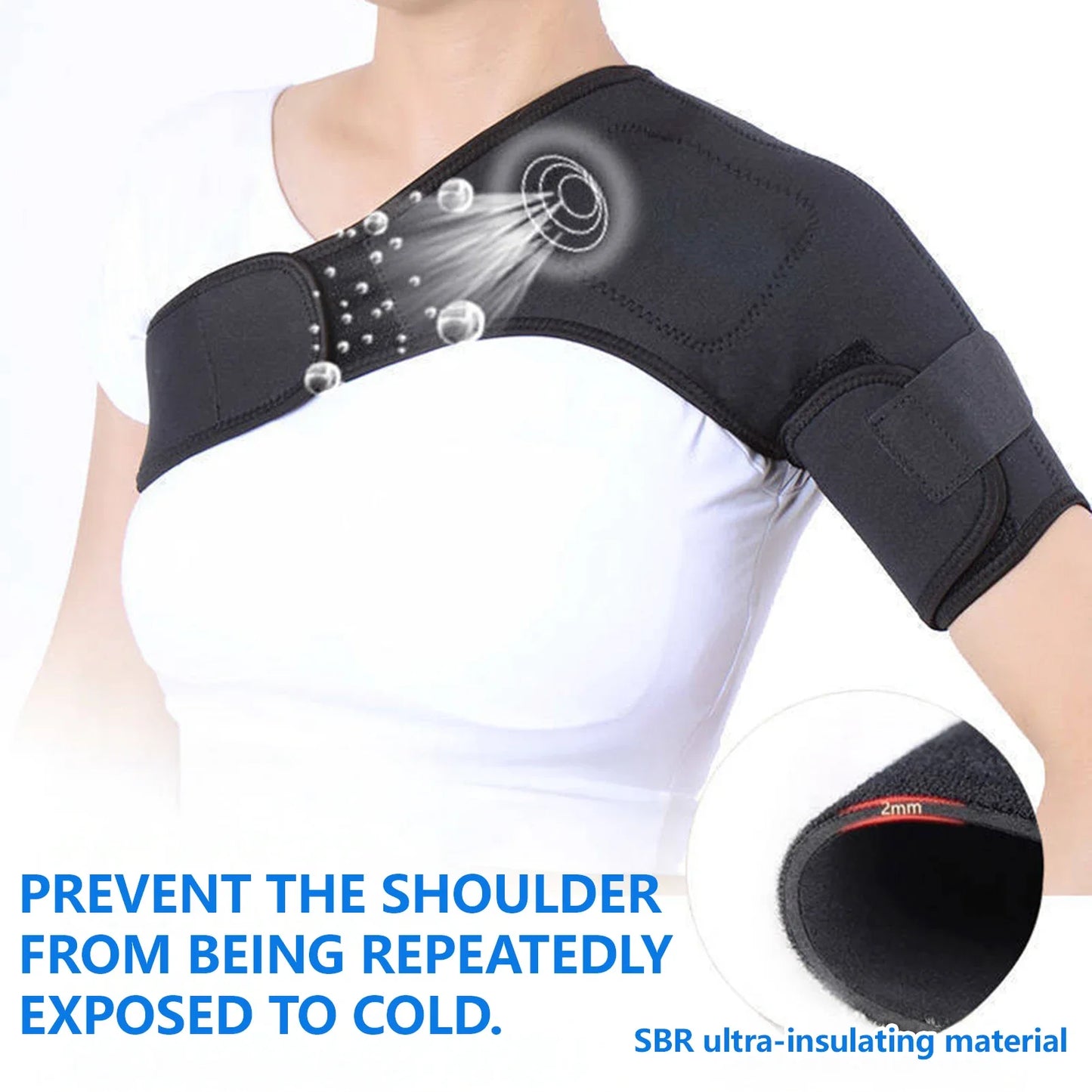 Self Heating Shoulder Strap For Cervical Pain Relief Unisex