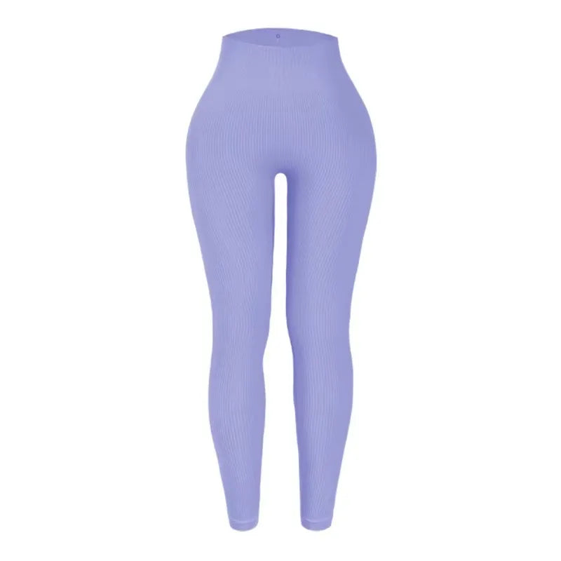 Seamless Knit Yoga Pants High Waist Leggings For Women