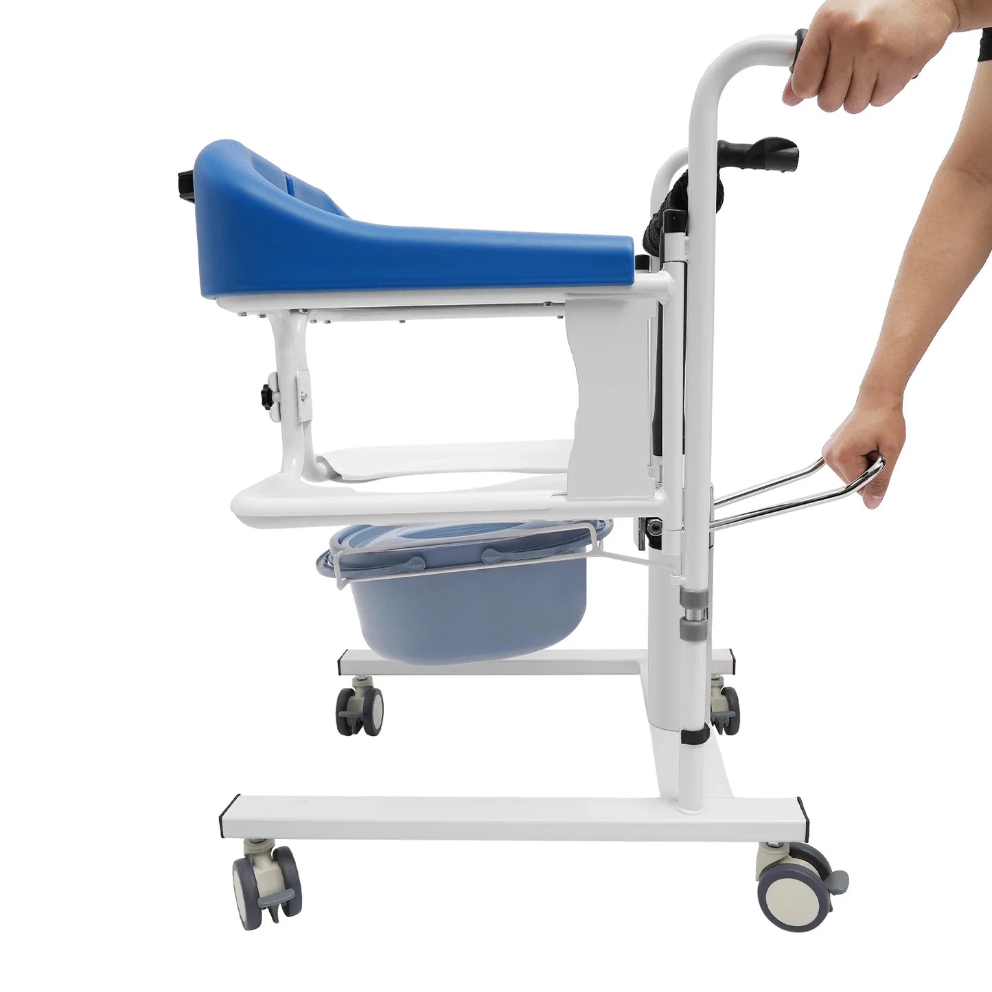Hydraulic Patient Lifting Wheelchair for Home Transport