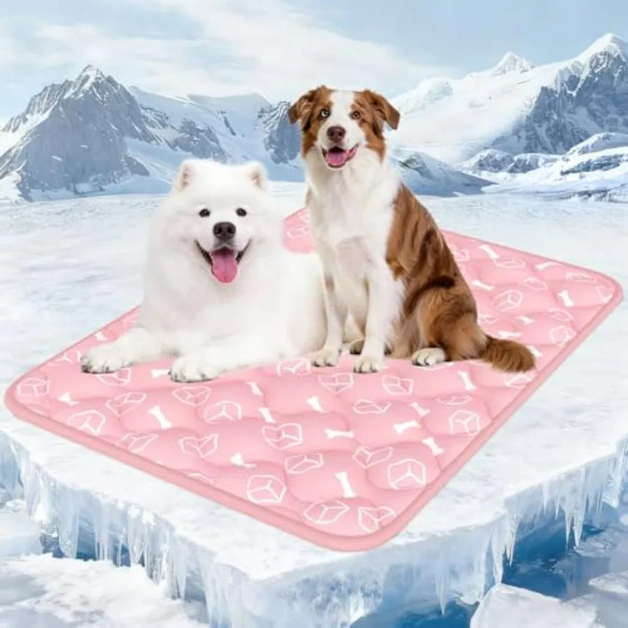 Dog Cooling Mat 2.0 Ocean Waterproof Durable Cooling Pad