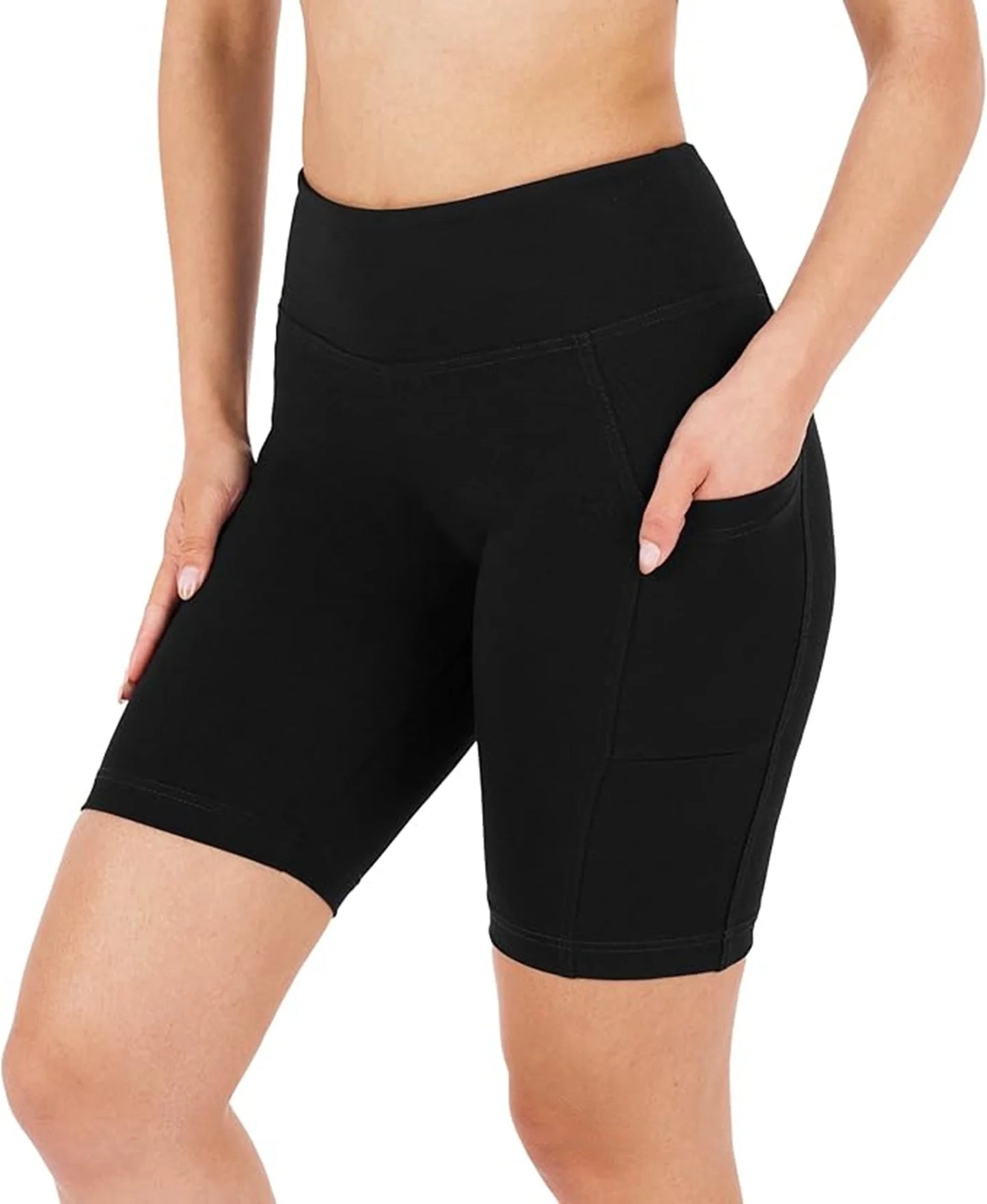 Ladies Cotton Shorts With Pockets For Everyday Comfort Fit
