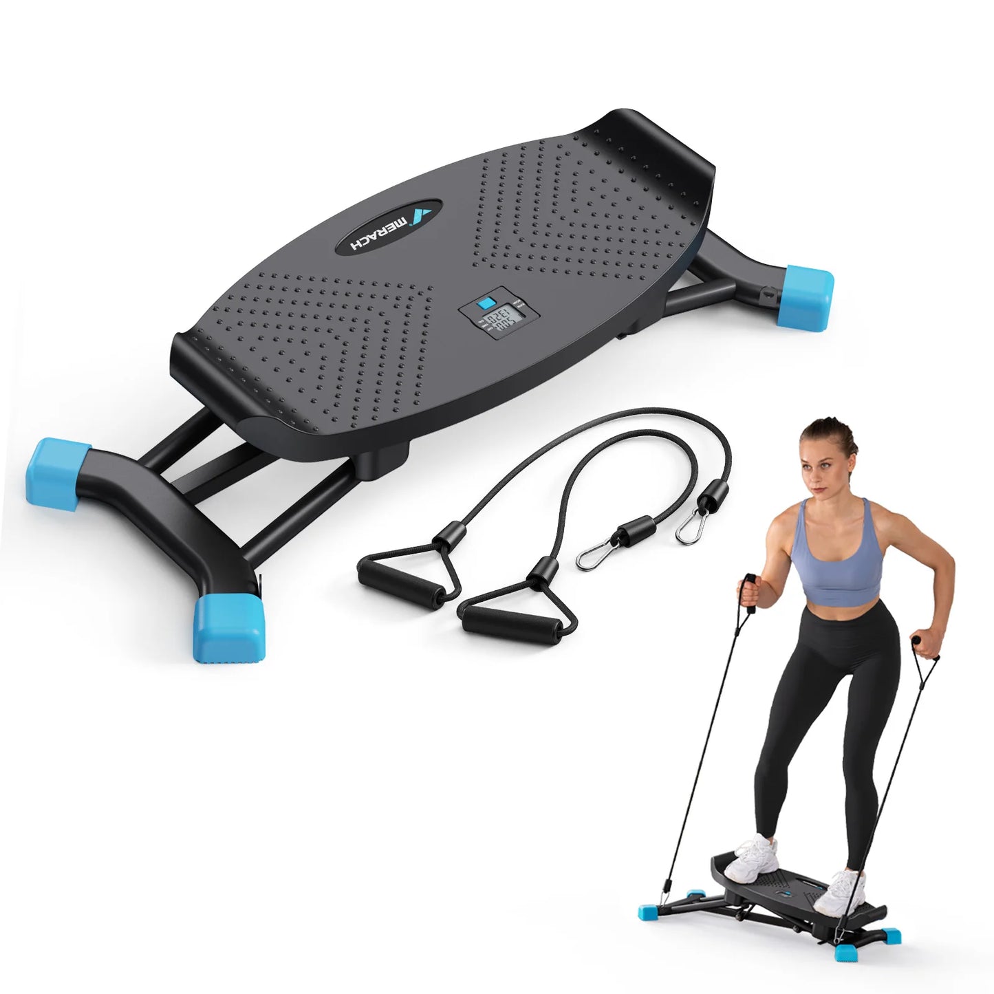 MERACH Ski Machine Simulated Ski Training For Full Body Cardio Fitness