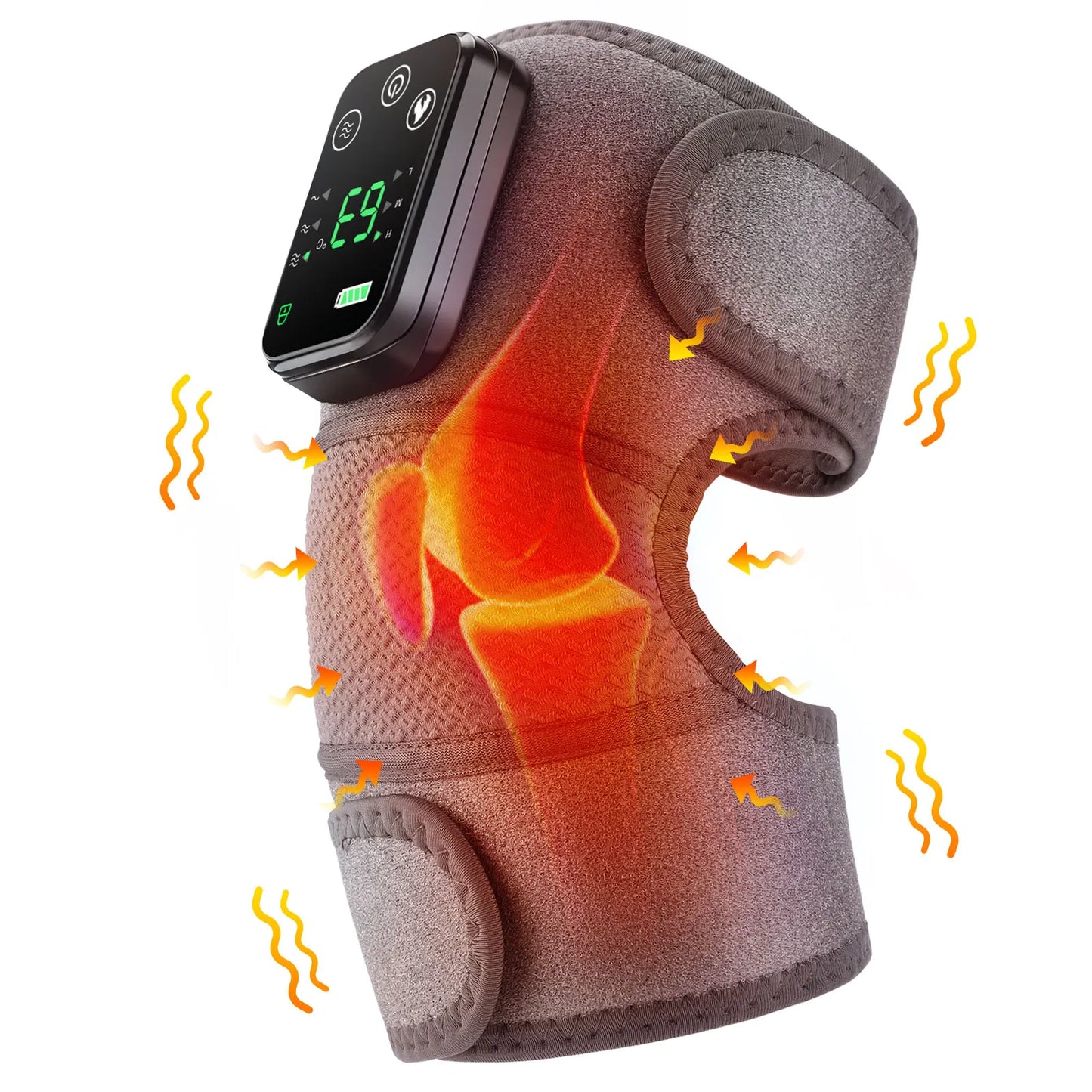Intelligent Electric Heating Knee Joint Massage Device With Warm Compress
