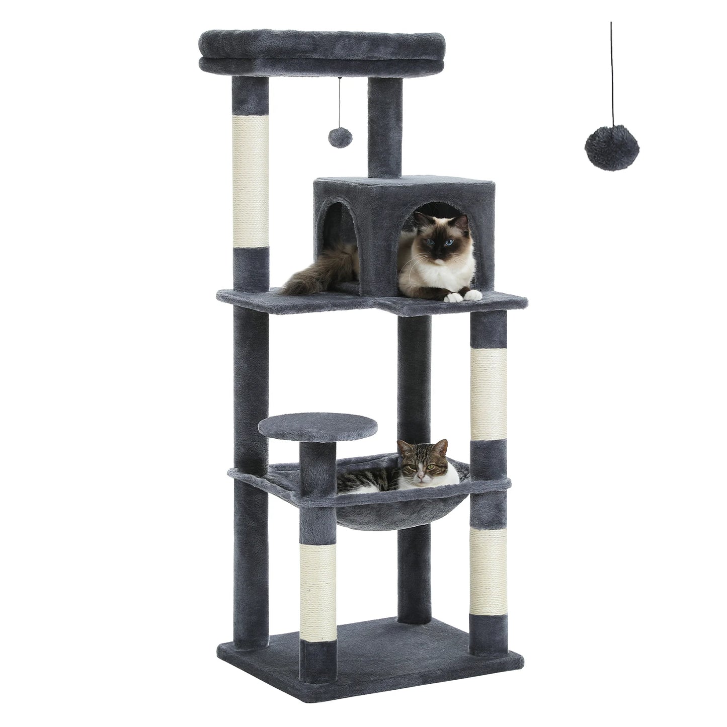PAWZ Road 5-Level Cat Tree For Indoor Cats Scratching Posts