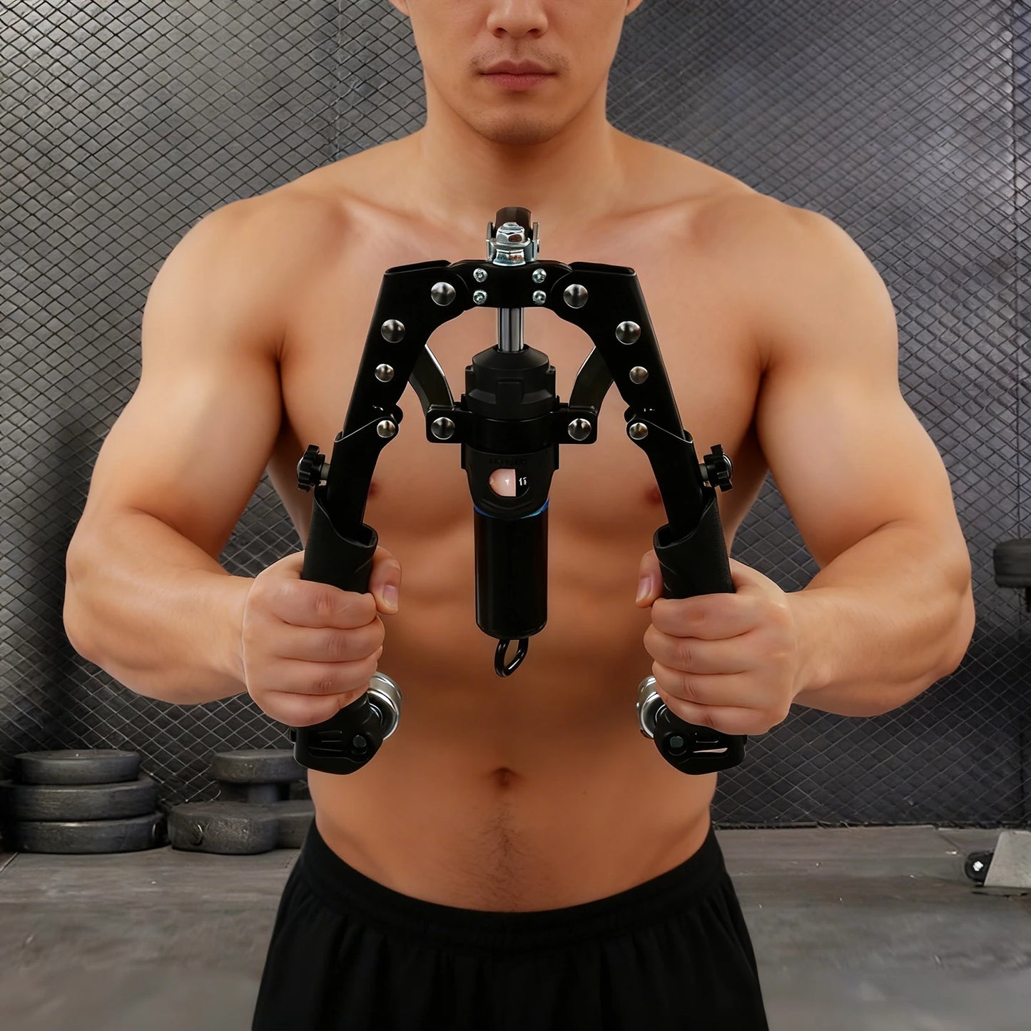 Hydraulic Power Twister Arm Blaster for Forearms and Biceps Training