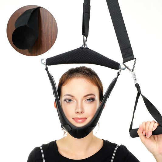 Cervical Neck Traction Device Adjustable Hanging Belt For Pain Relief