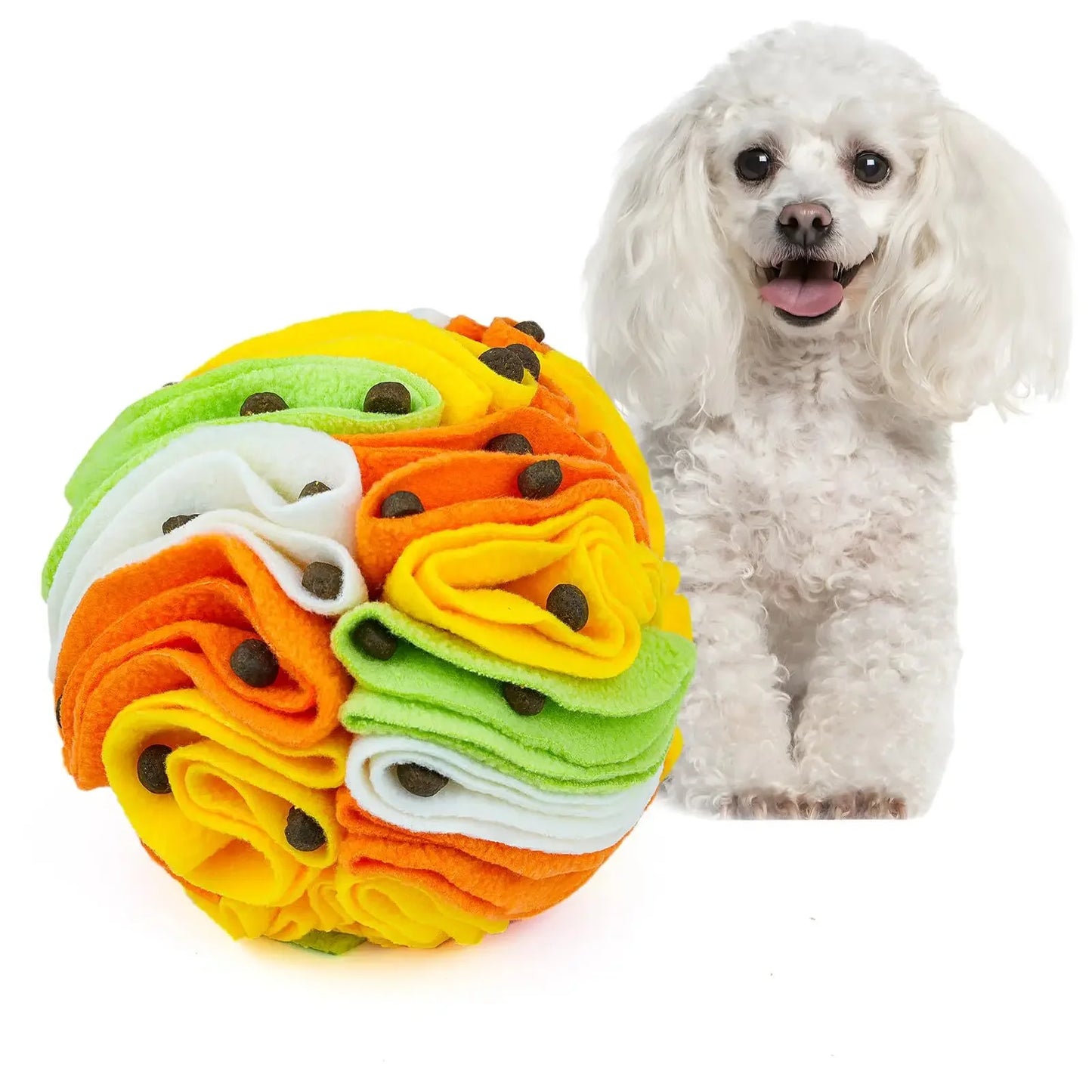DKSTINYE Snuffle Ball Interactive Dog Toy for Pets