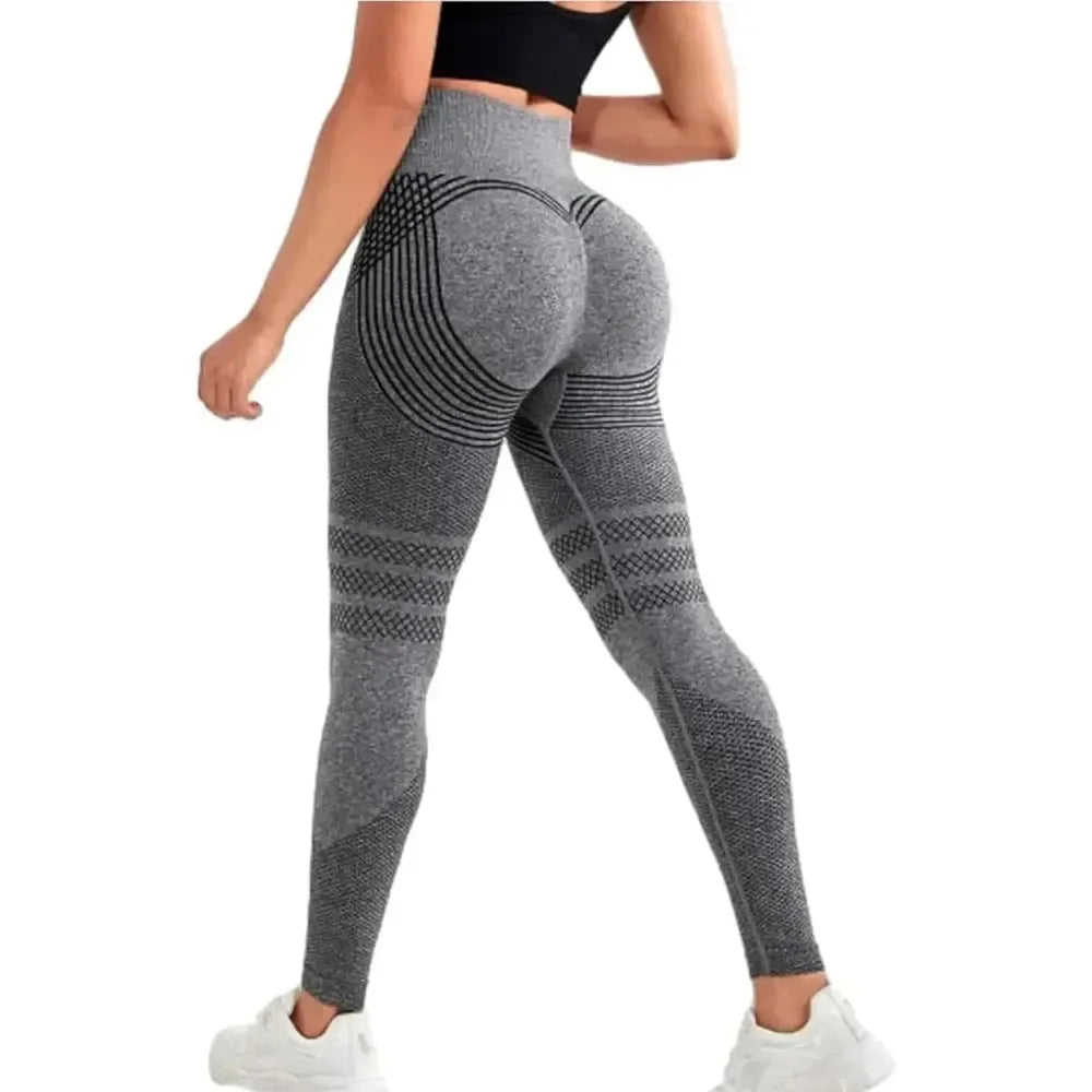 Cellulite 3D Leggings With High Waist For Tummy Control
