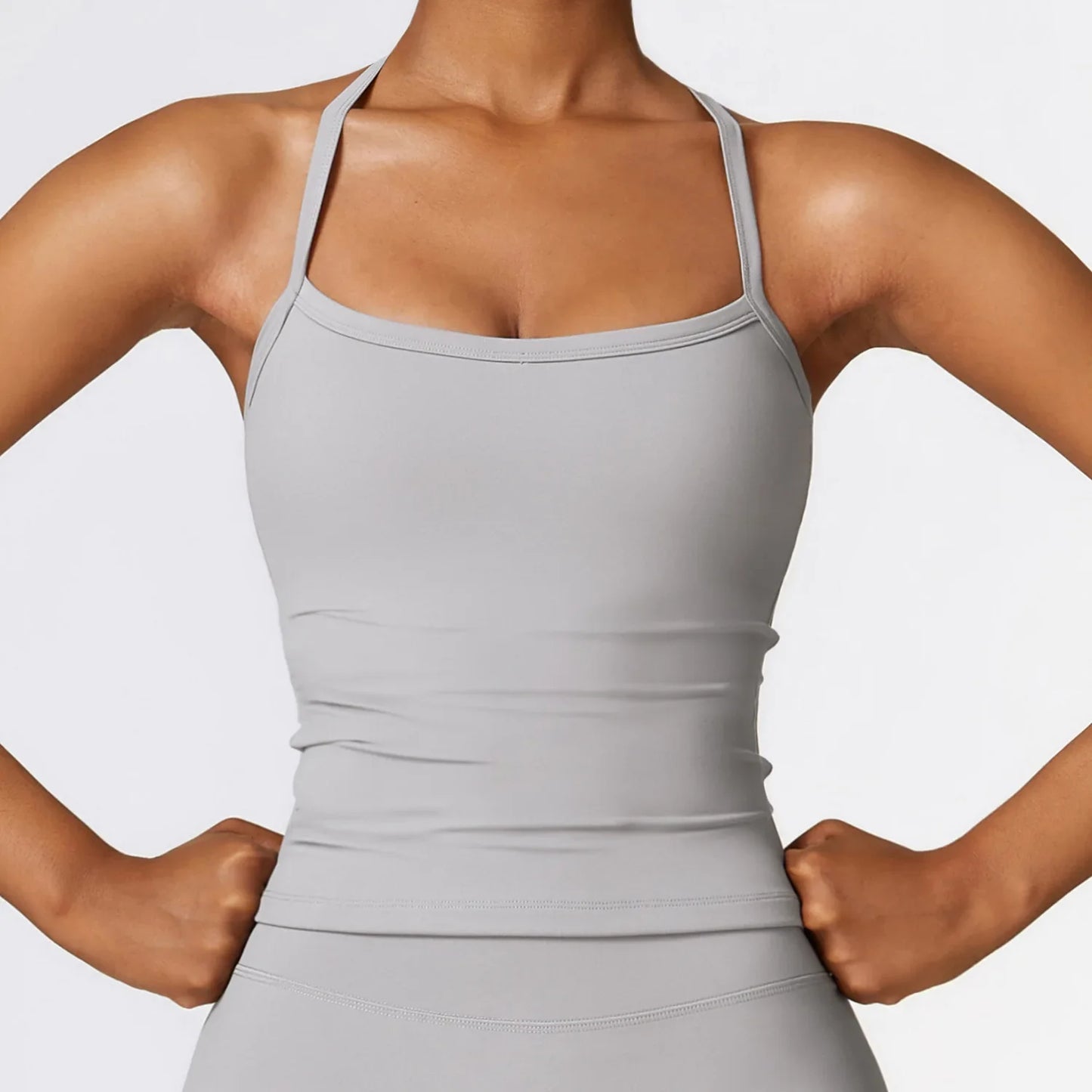 Women Cross Back Yoga Sports Bra Breathable Shockproof Gym Top