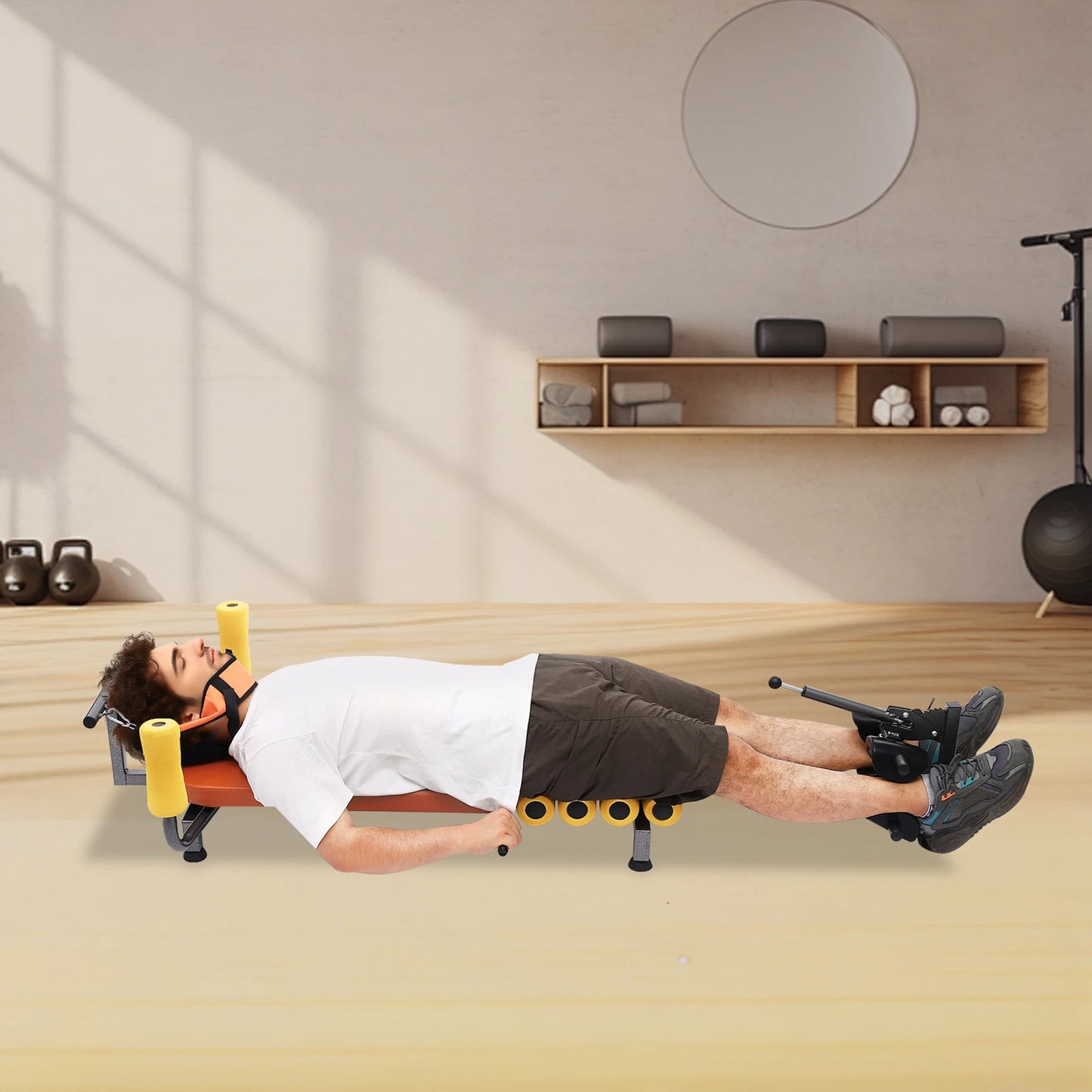 Neck Stretcher Back Stretch Bench For Cervical Relief