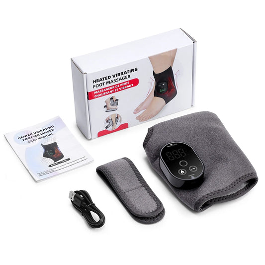 Hailicare Electric Foot Ankle Massager With Heating And Vibration