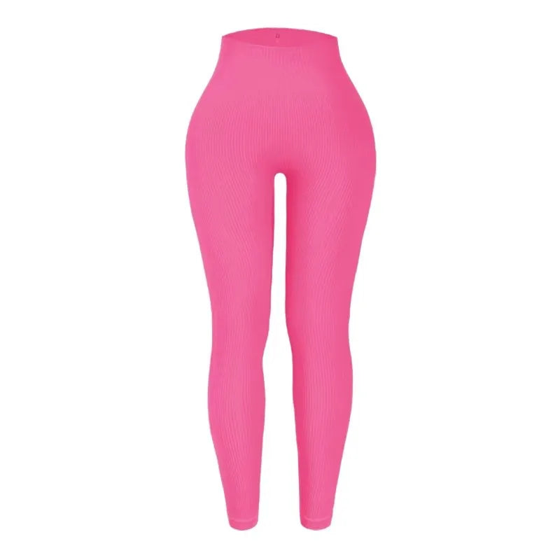 Seamless Knit Yoga Pants High Waist Leggings For Women