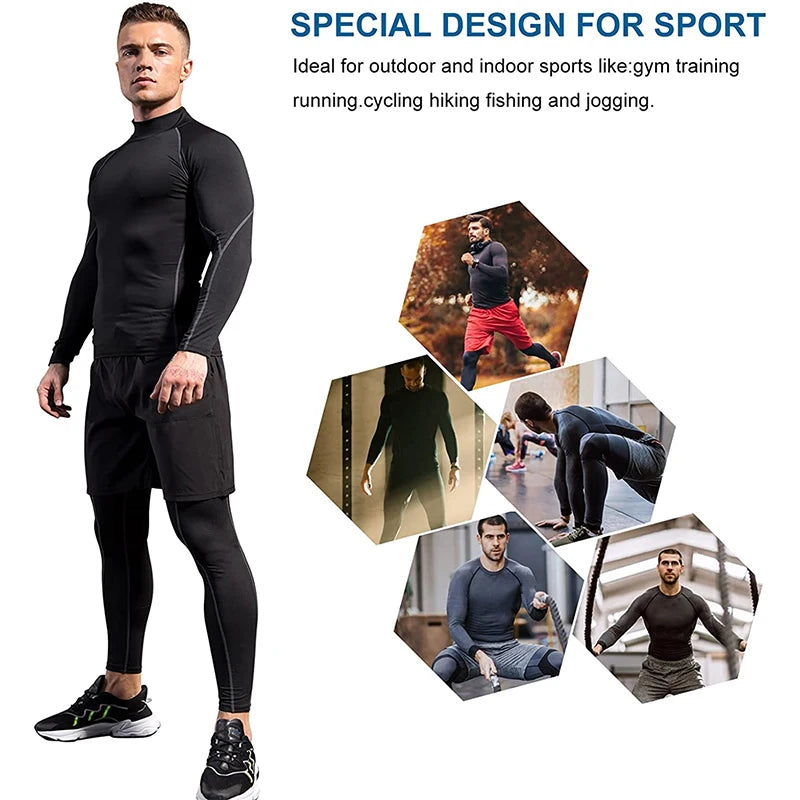 Wyhyaye Mens Quick Dry Sports TShirt Long Sleeve Running Top