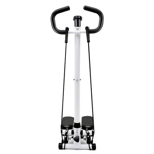 Mini Stepper Exercise Machine For Home Fitness With Resistance Bands LCD Display