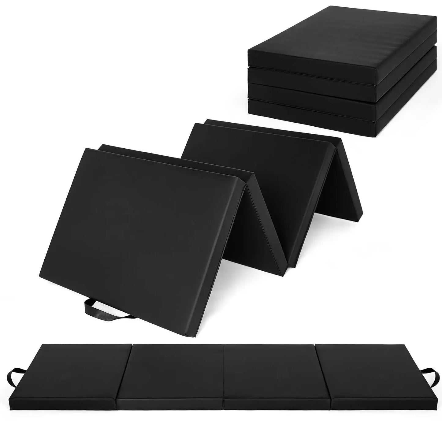 HiMISS Folding Gymnastics Mat For Home Gym Tumbling And Yoga