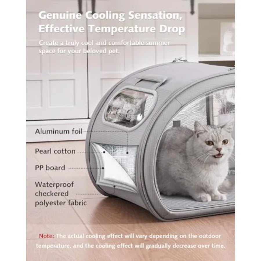 Cooling Cotton Cat House With Mat For Pets Indoor Bed