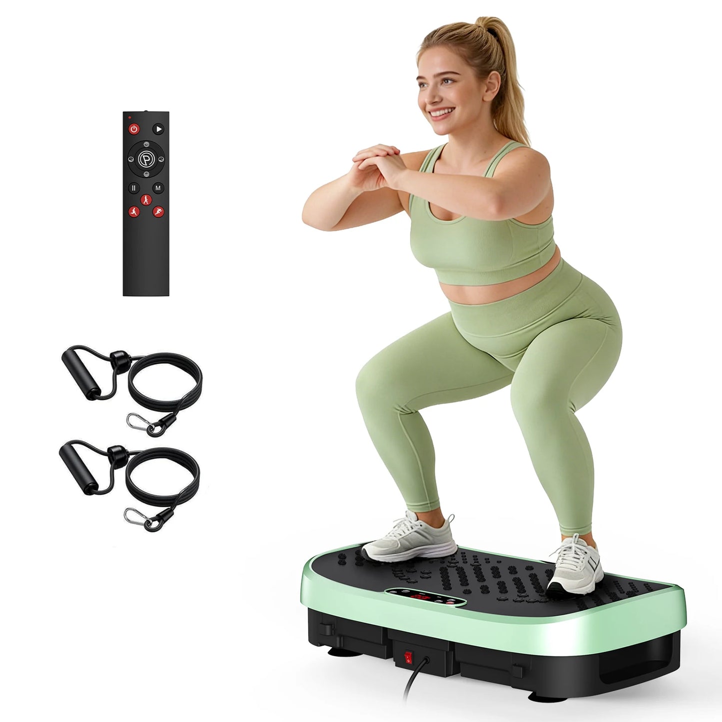 Vibration Plate Fat Burning Machine 120 Levels 330lbs Capacity