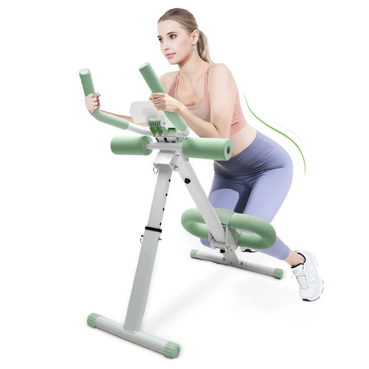 Abdominal Folding Crunch Trainer Core Machine For Home Gym