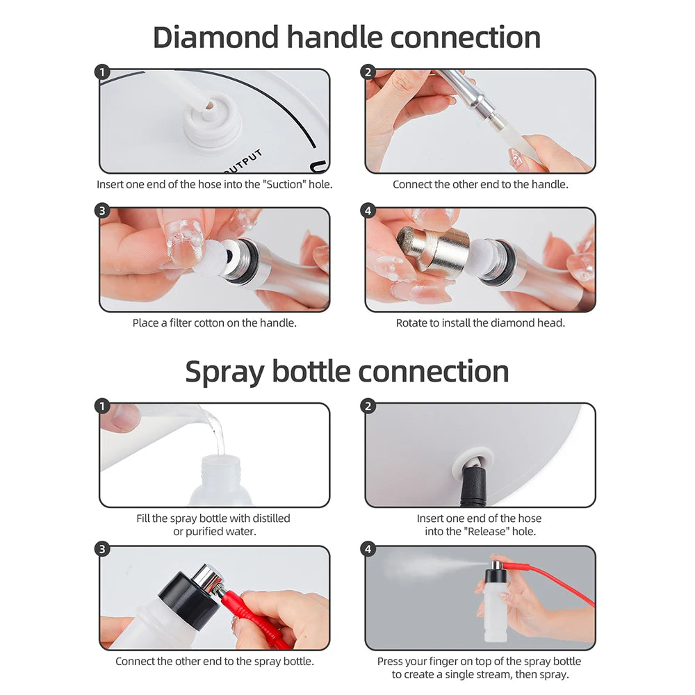 Foreverlily Diamond Microdermabrasion Machine Water Spray For Skin Care