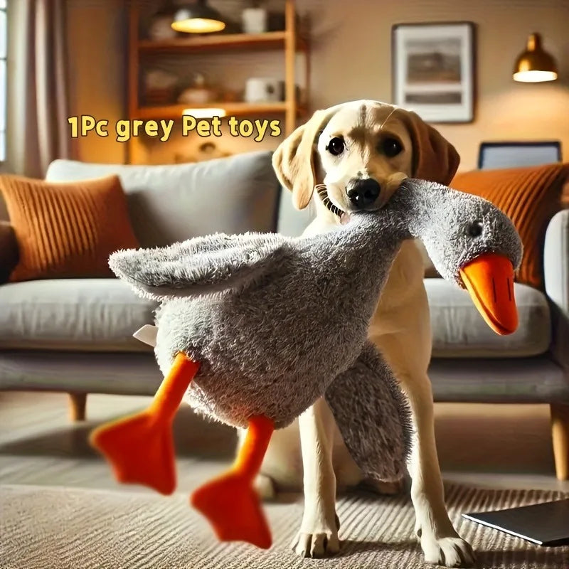 Soft Duck Plush Toy For Pets Anxiety Relief Companion