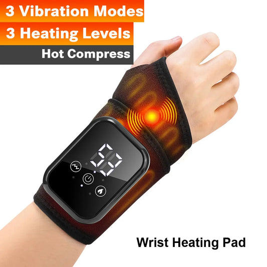 Hailicare Rechargeable Electric Ankle Massager With Heat And Vibration