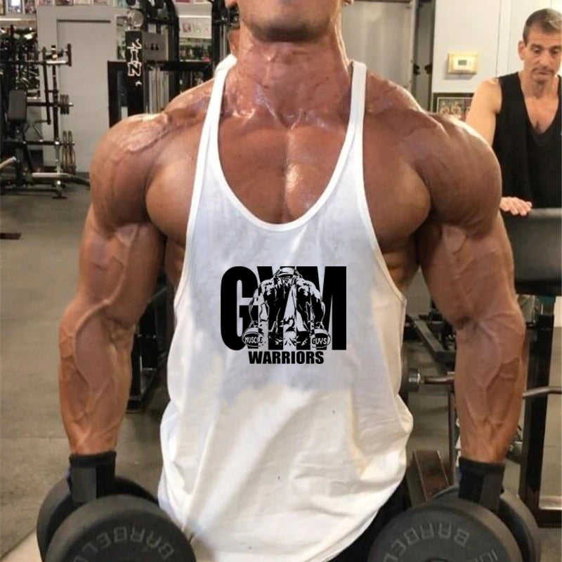 Cotton Gym Tank Top YBack Vest for Men Breathable Comfort