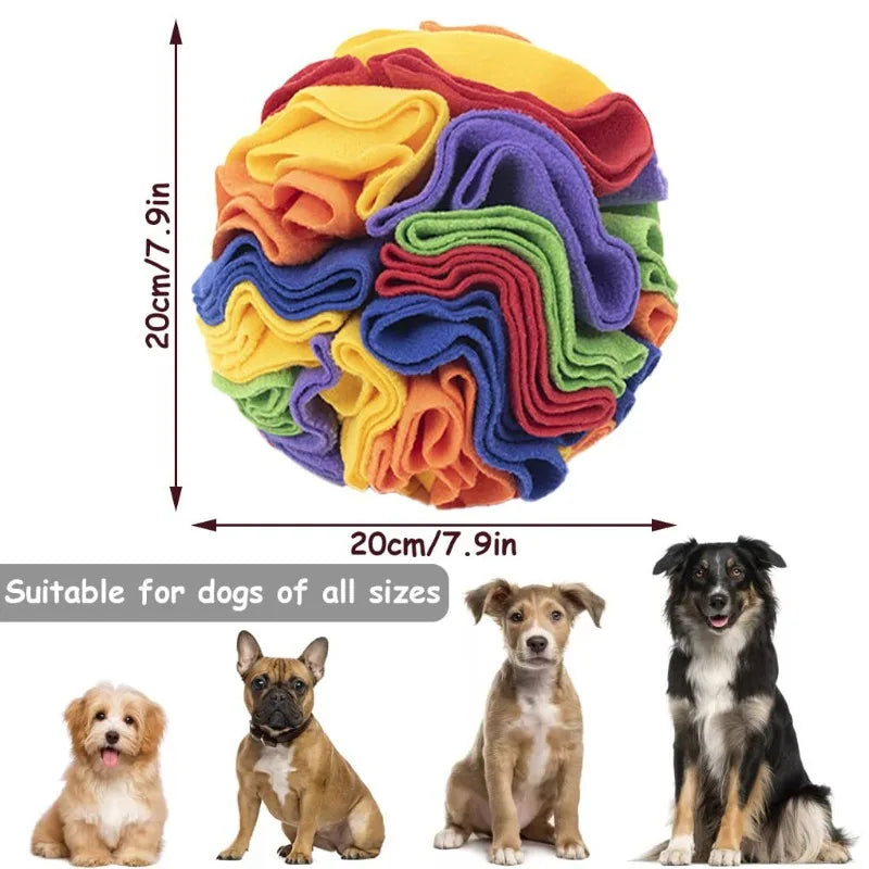 DKSTINYE Snuffle Ball Interactive Dog Toy for Pets