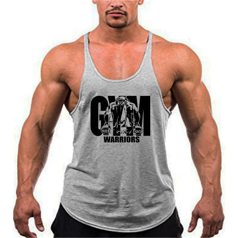 Cotton Gym Tank Top YBack Vest for Men Breathable Comfort