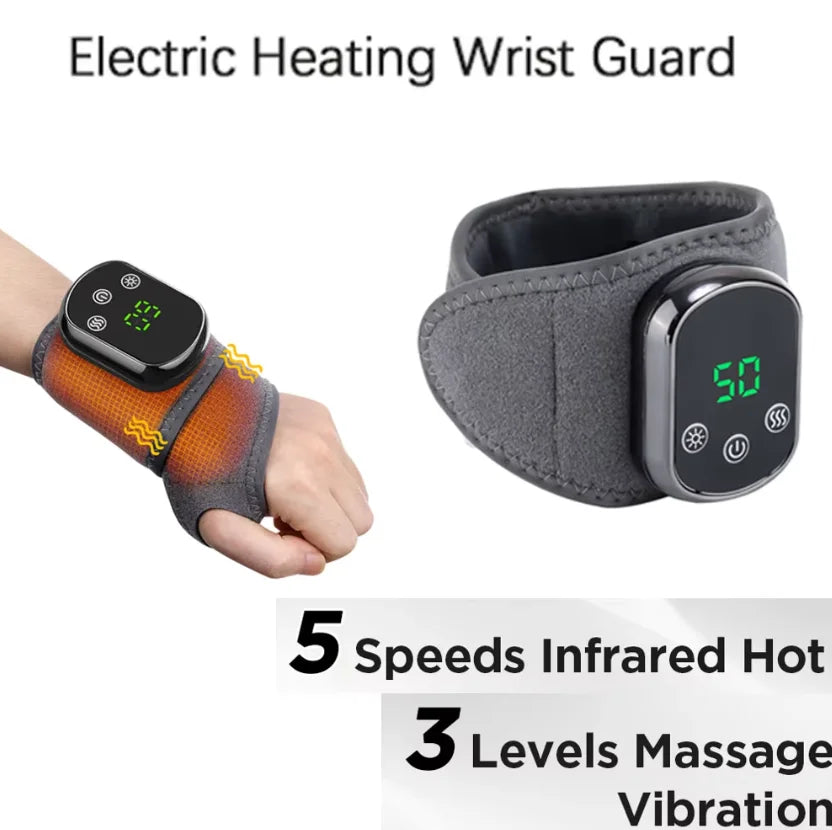 Hailicare Rechargeable Electric Ankle Massager With Heat And Vibration