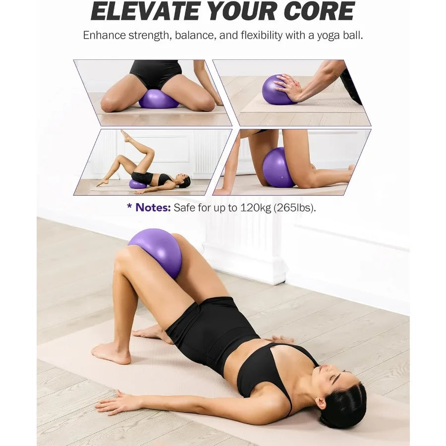 Pilates Bar Kit With Resistance Bands Heavy Duty Stainless Steel