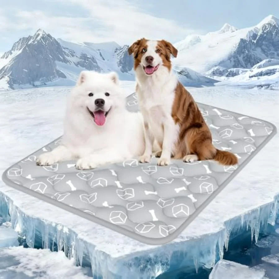 Dog Cooling Mat 2.0 Ocean Waterproof Durable Cooling Pad