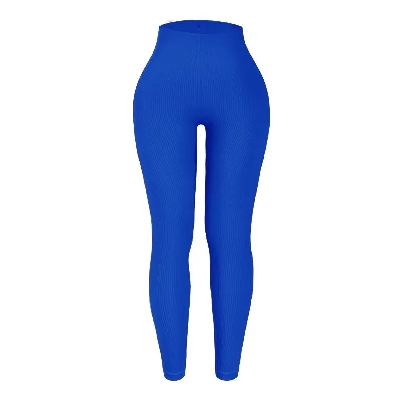 Seamless Knit Yoga Pants High Waist Leggings For Women