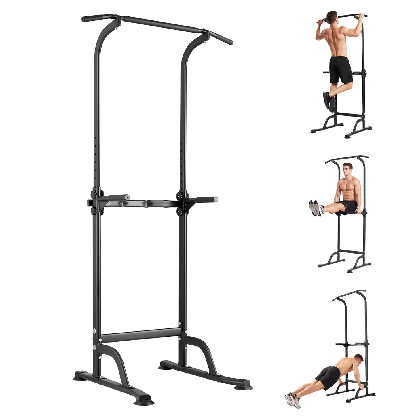 HiMISS Power Tower Pull Up Dip Station for Full Body