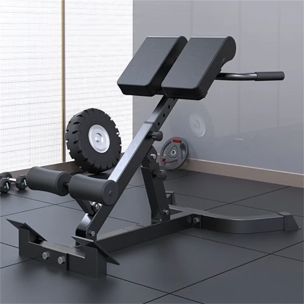 Folding Roman Chair Back Extension Bench Hyperextension For Home Gym