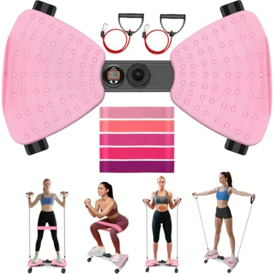 NONE Adjustable Ab Twister Machine With Digital Display