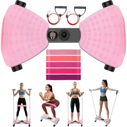 NONE Adjustable Ab Twister Machine With Digital Display
