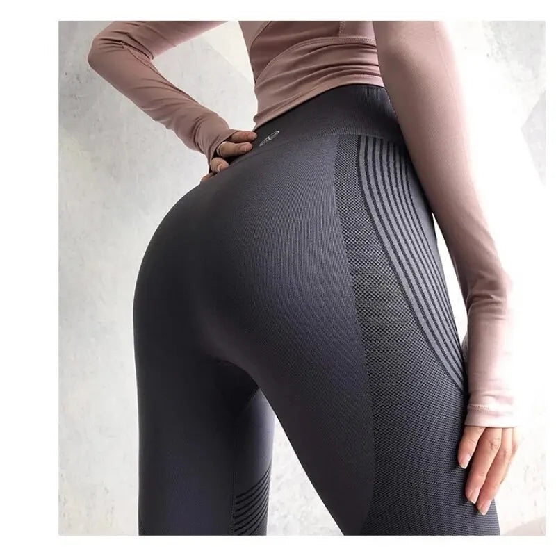 Women Stretch Yoga Pants High Waist Quick Dry Fitness
