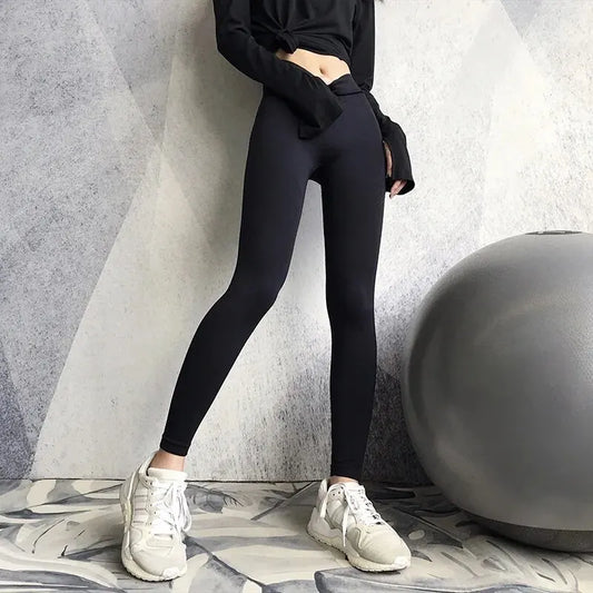 Women Stretch Yoga Pants High Waist Quick Dry Fitness