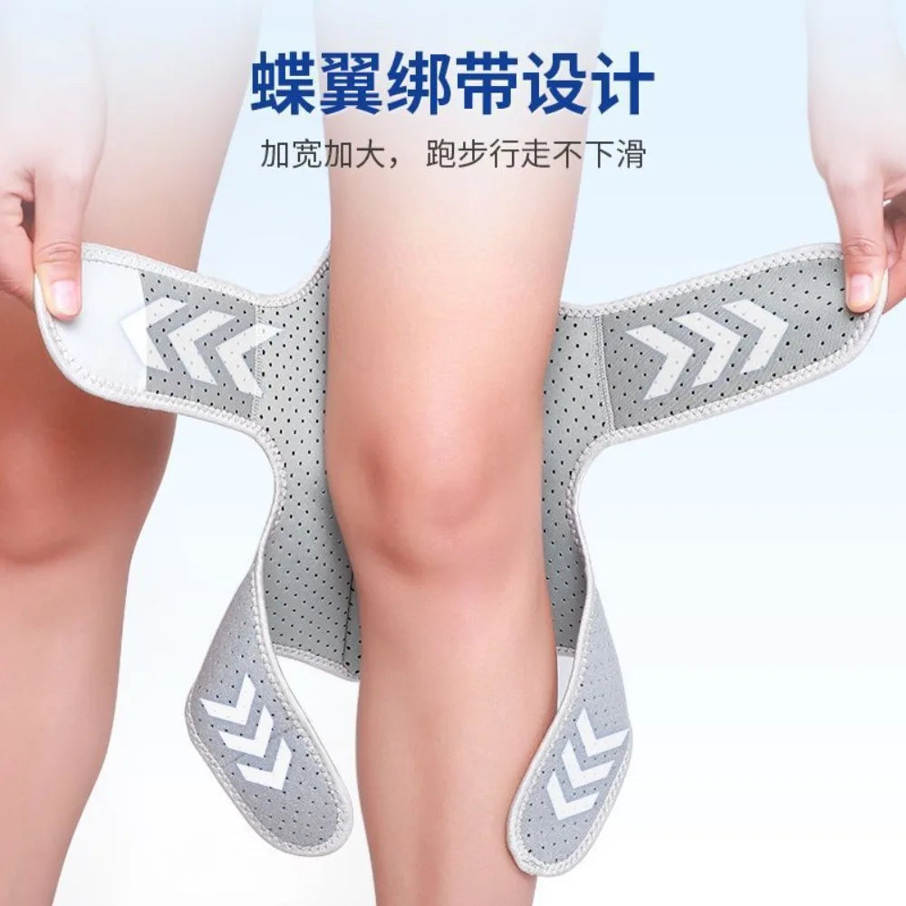 Moonbiffy Knee Brace With Non Slip Breathable Rebound Springs Support