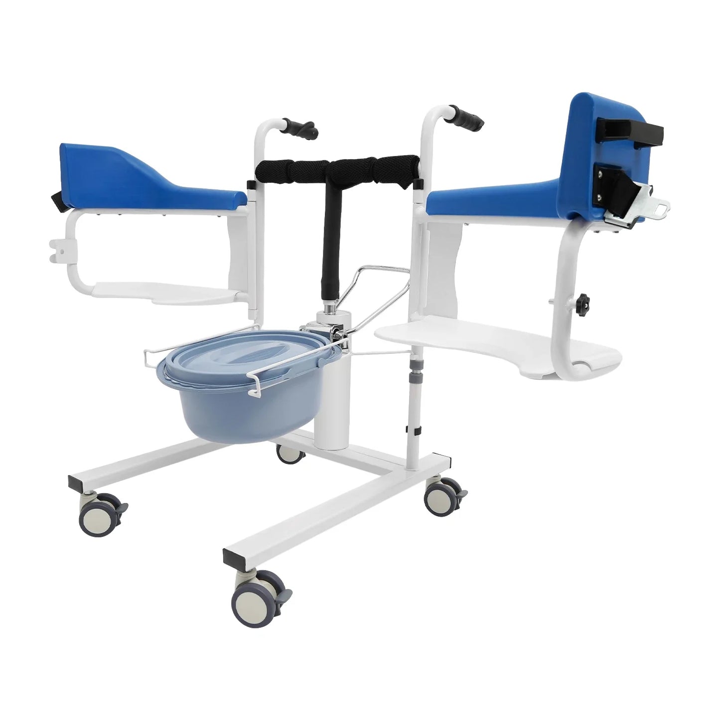 Hydraulic Patient Lifting Wheelchair for Home Transport