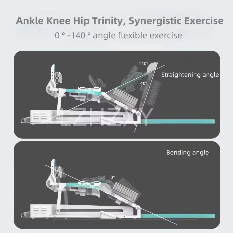 Knee Rehabilitation CPM Trainer For Post Knee Fracture Home Exercise