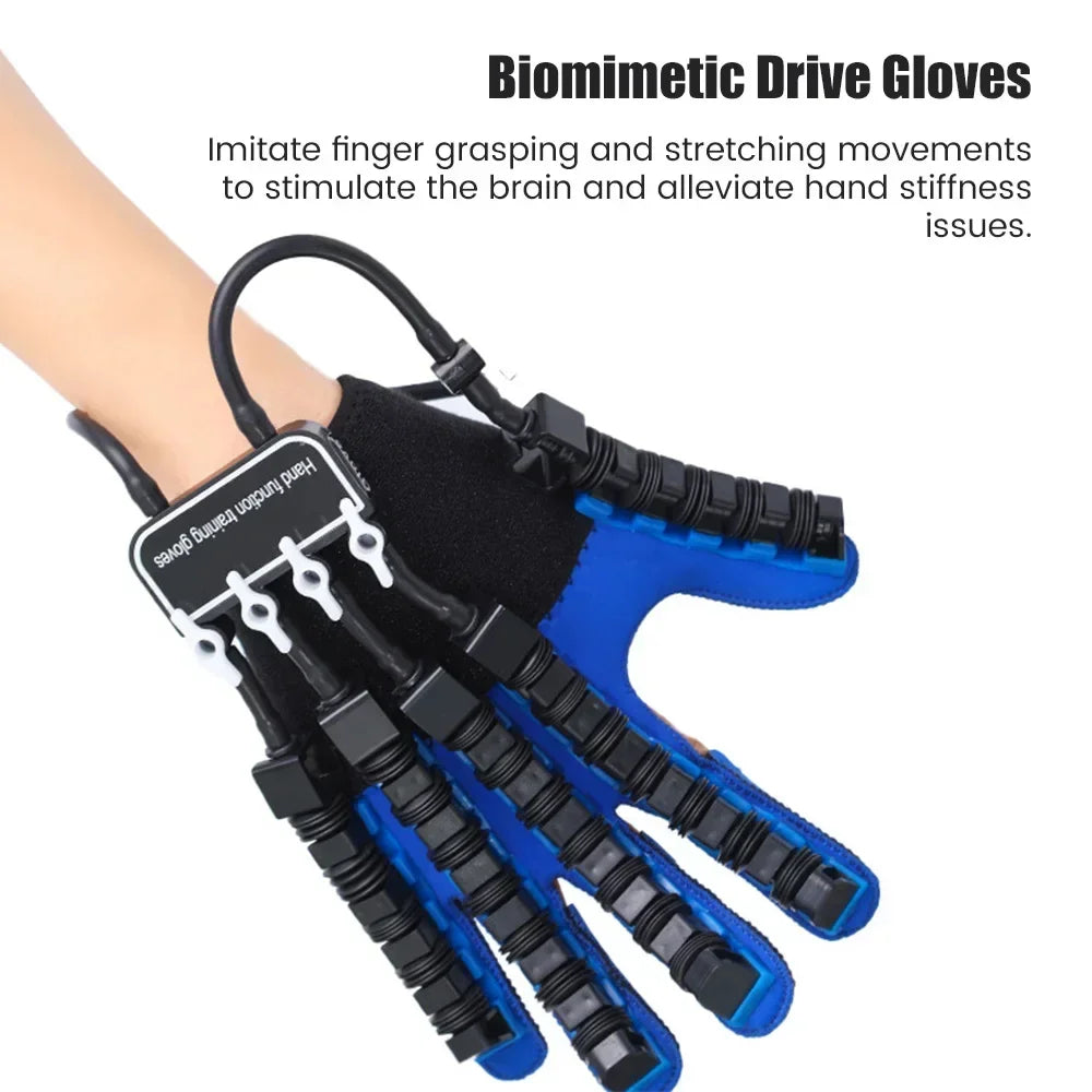 Robotic Finger Rehabilitation Glove For Stroke Hemiplegia Therapy