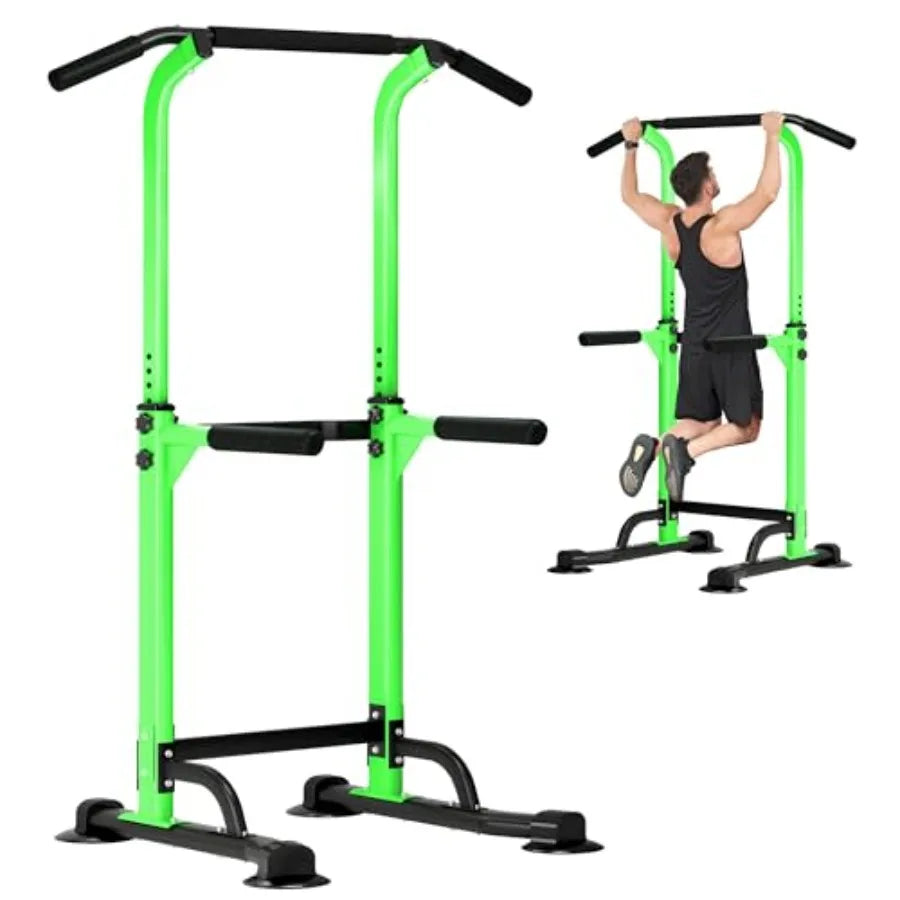 XMSJ PowerTower Pro Pull Up Dip Station for Home Gym