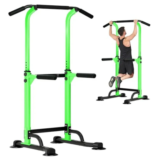 XMSJ PowerTower Pro Pull Up Dip Station for Home Gym