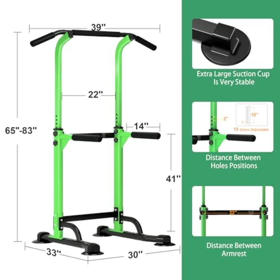 XMSJ PowerTower Pro Pull Up Dip Station for Home Gym