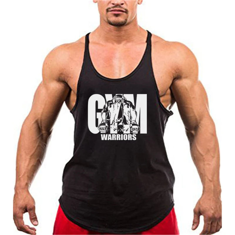 Cotton Gym Tank Top YBack Vest for Men Breathable Comfort