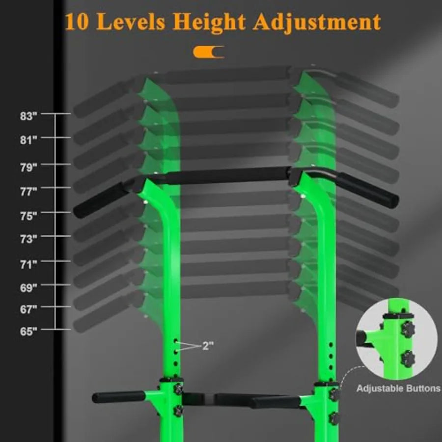 XMSJ PowerTower Pro Pull Up Dip Station for Home Gym