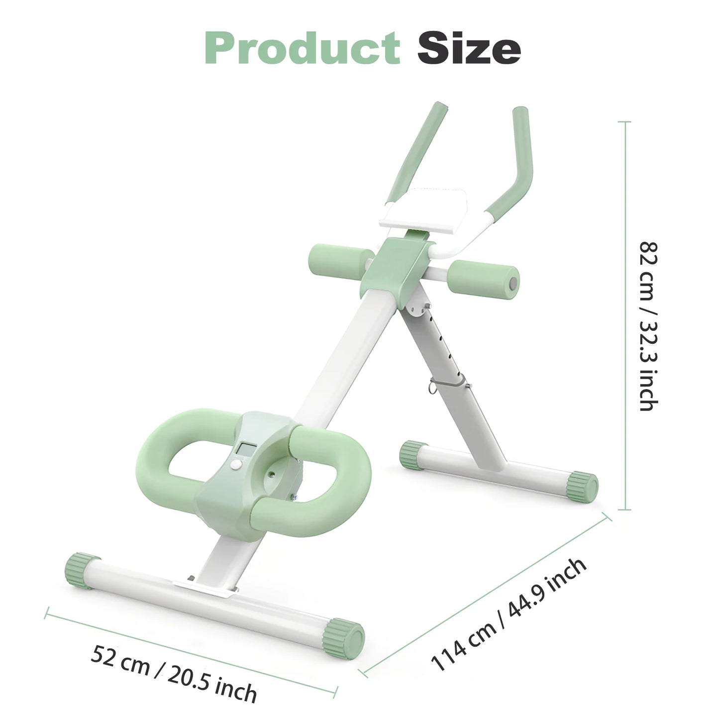 Abdominal Folding Crunch Trainer Core Machine For Home Gym