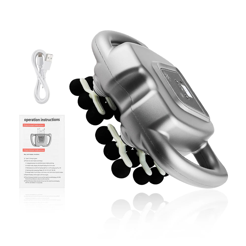 Foreverlily Fascia Gun With 9 Modes High Frequency Back Massager